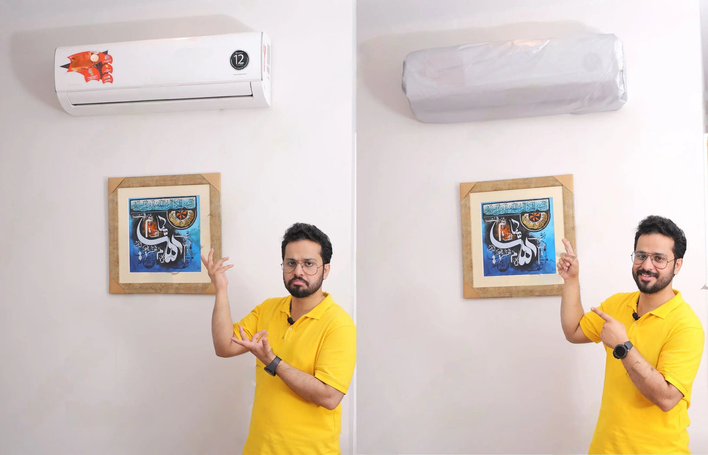 AC Cover - (Inner + Outer Unit Set) - Silver Grey