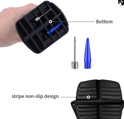 Foot Air Pump with Meter Guage & Nozzles (Free Delivery)