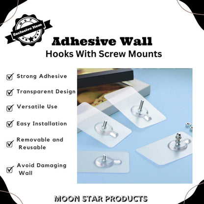 Heavy Duty Self Adhesive Wall Hooks with Free Delivery