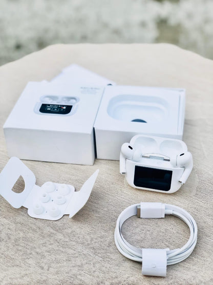 Pro Wireless Earbuds Bluetooth Headphones with Smart Touch Screen ANC