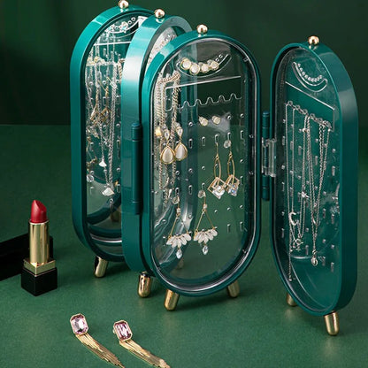 Jewelry Cabinet Organizer with Mirror