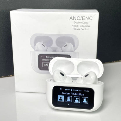Pro Wireless Earbuds Bluetooth Headphones with Smart Touch Screen ANC
