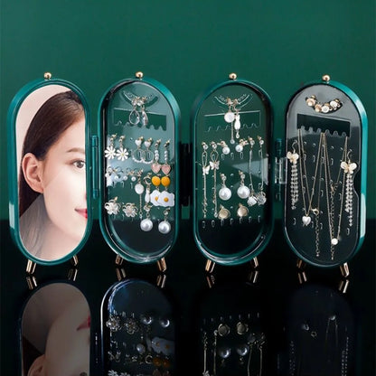 Jewelry Cabinet Organizer with Mirror