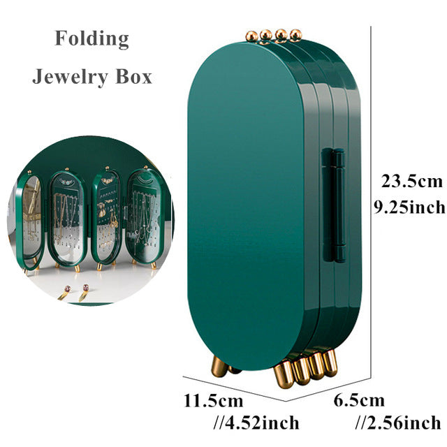 Jewelry Cabinet Organizer with Mirror